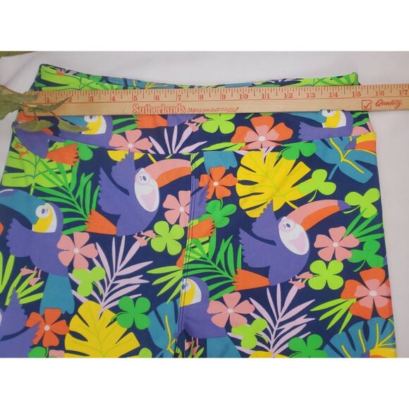 LuLaRoe Leggings TC Tall & Curvy Butter Soft Pink Floral Print Womens Plus Size - Picture 3 of 6